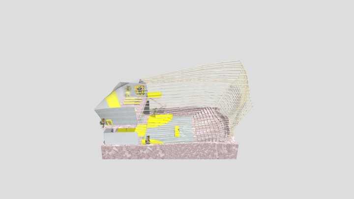Funky Bureau+ Theatre 3D Model