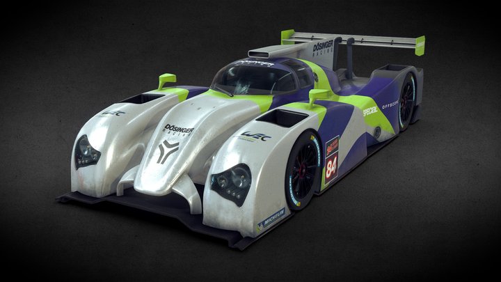 LMP (Le Mans Prototype) Generic Concept 3D Model