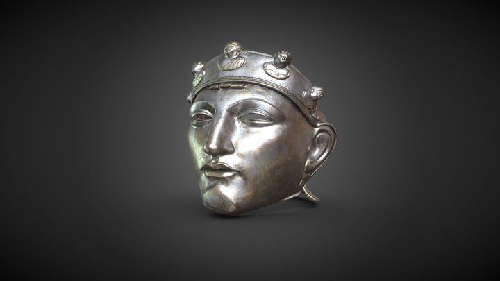 Romeinse gezichtshelm 3D Model