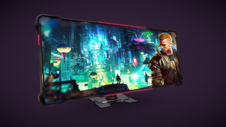 LCD Cyberpunk FREE 3D Model