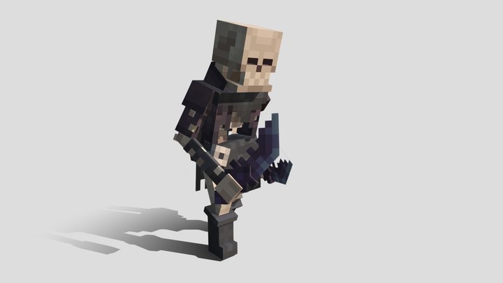 Assassin skeleton 3D Model