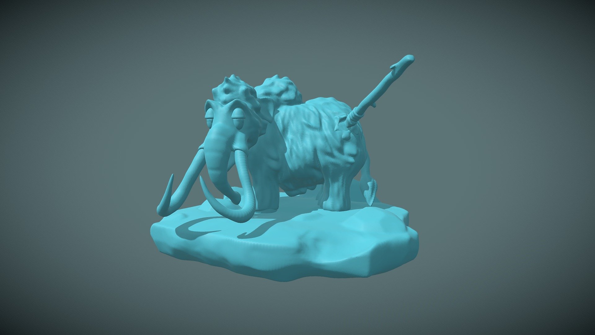 Sculptober Day 4 - Prehistoric