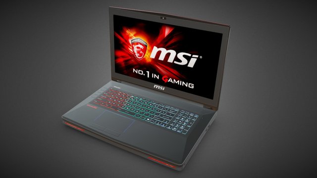 MSI GT72S Dominator Pro 3D Model