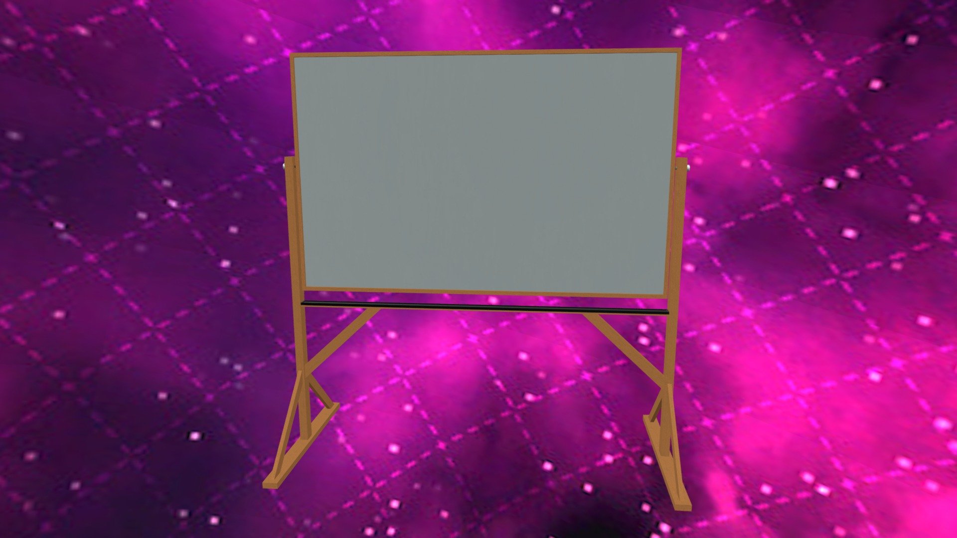 Chalkboard Whiteboard Reversible FREE Low Poly