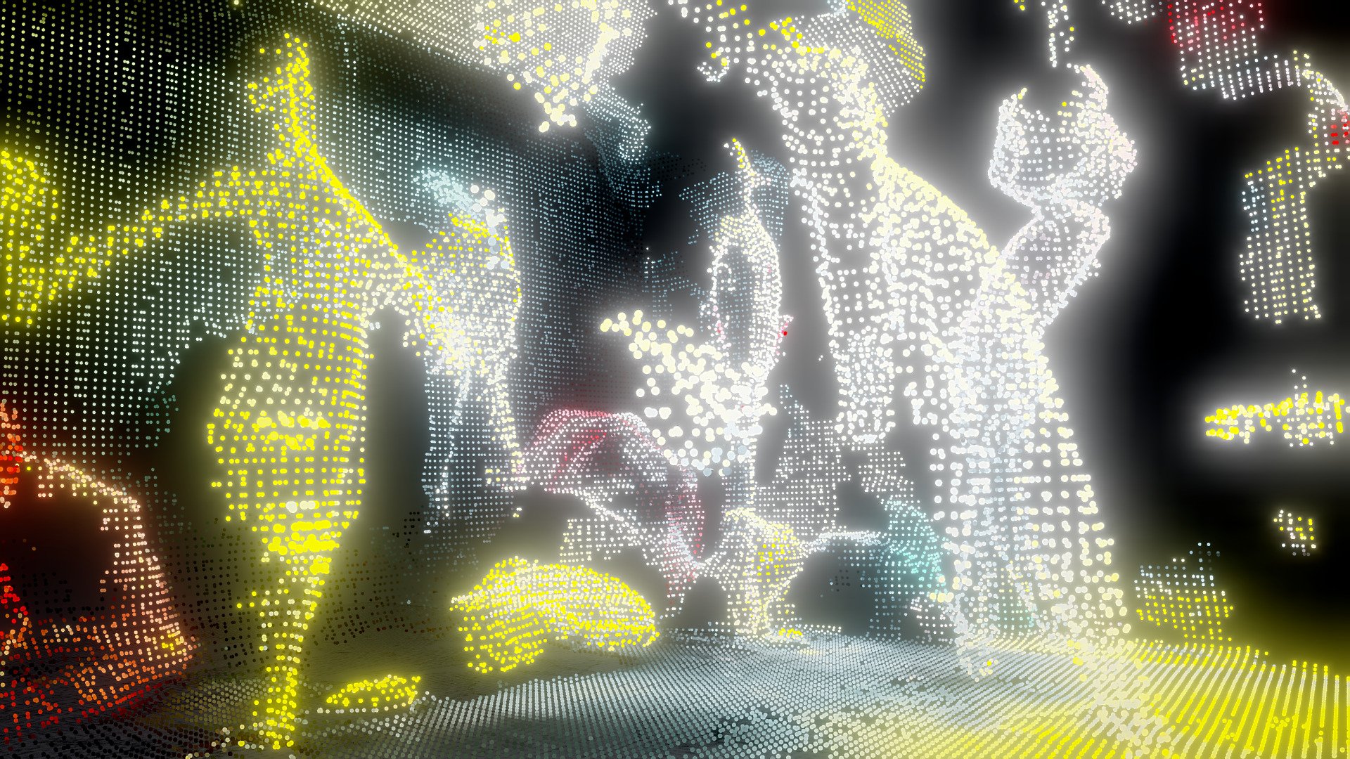 Me and the dots from 22 - XRAI Studio Basement
