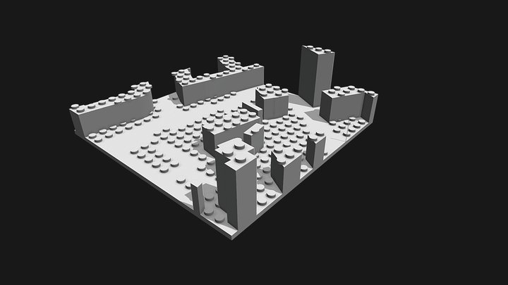 Urban Brick Example Piece 3D Model