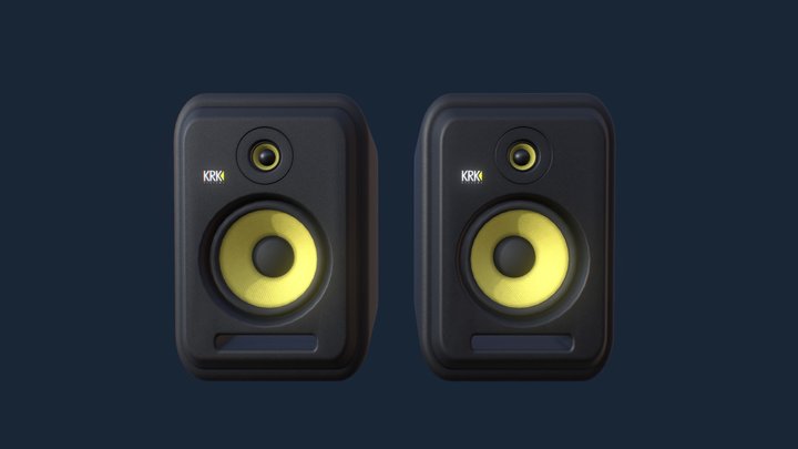 KRK Speakers 3D Model