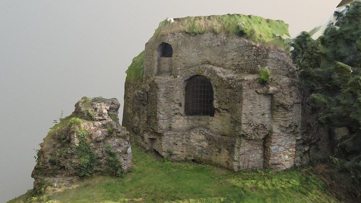 Rampart Ruin - Rüsselsheim, Germany 3D Model
