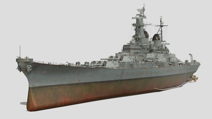 USS Missouri – Modèle 3D gratuit STL