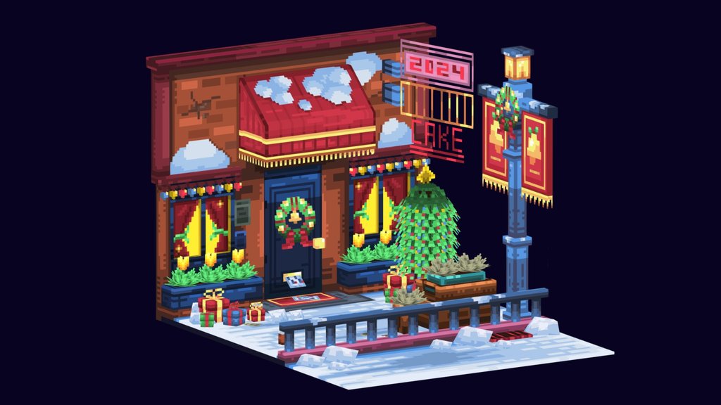 christmas in minecraft