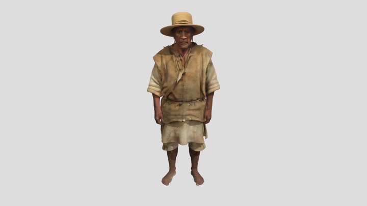 Farmer 3D Model