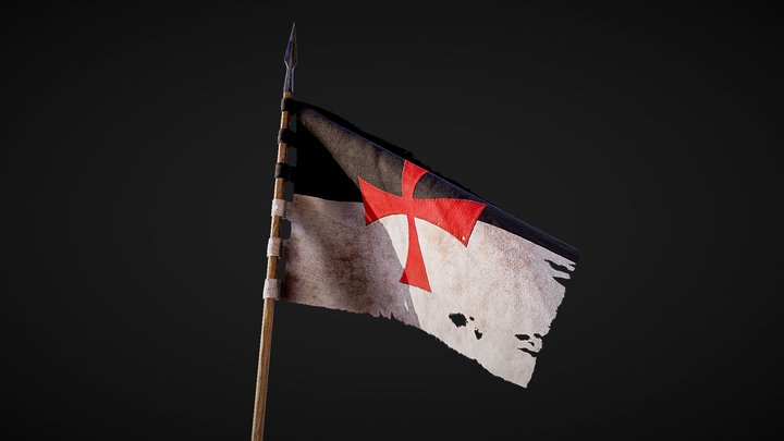 Templar Warbanner 3D Model