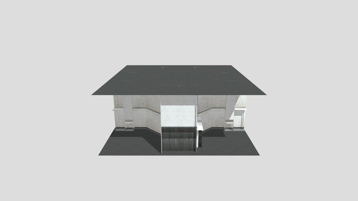 SCP:CB Rooms - Light Zone - Hall Junction 3 3D Model