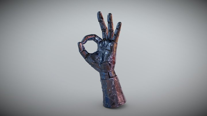 Robotic hand 3d model