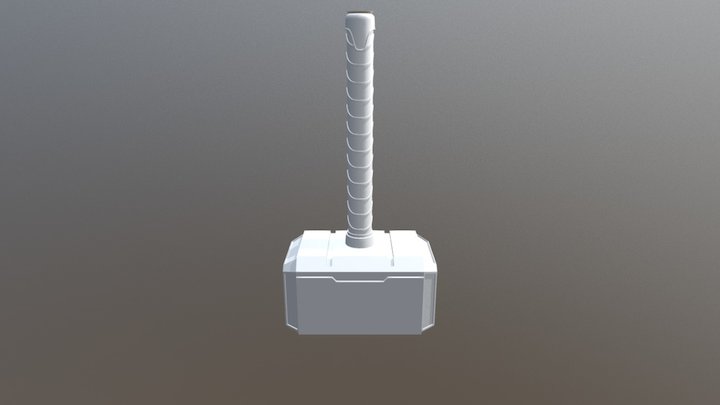 Thor's Hammer 3D Model