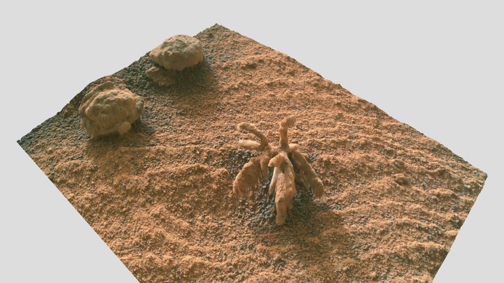 Mineral formation | Mars Curiosity Sol 3396 3D Model
