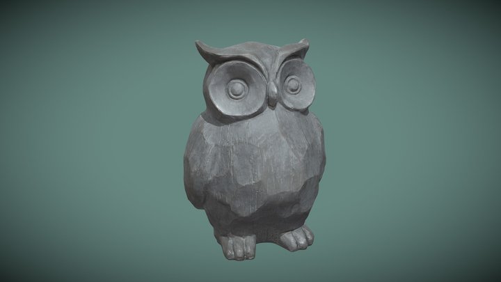 Owl Photogrammetry 3D Model