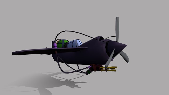 Jinx Winx - Airplane WIP 3D Model