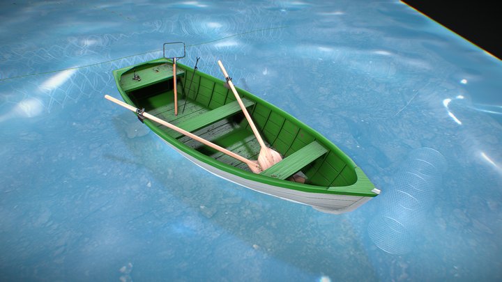 Fishing boat 3D Model