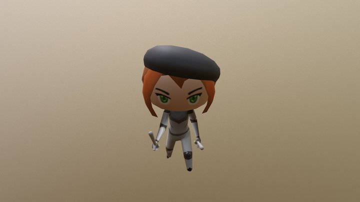 Sophia Riot Drill - Dungeon Crawl 3D Model