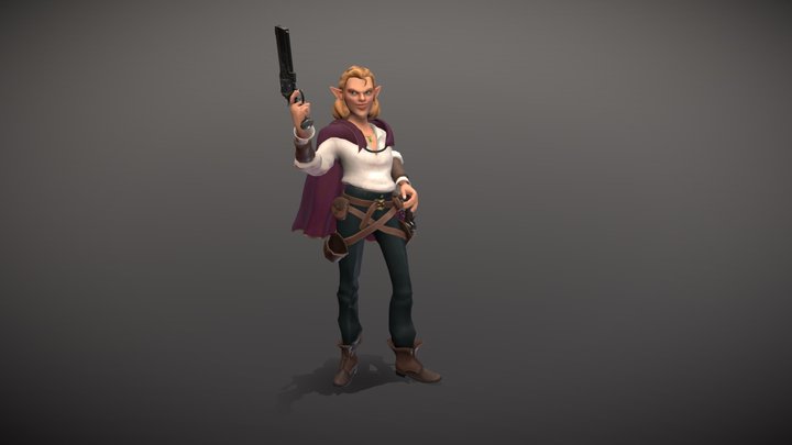 Klaus, Merchant Prince of Vastivolia 3D Model