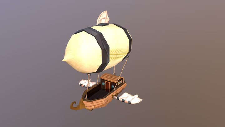 Dirigivel/ Airship 3D Model