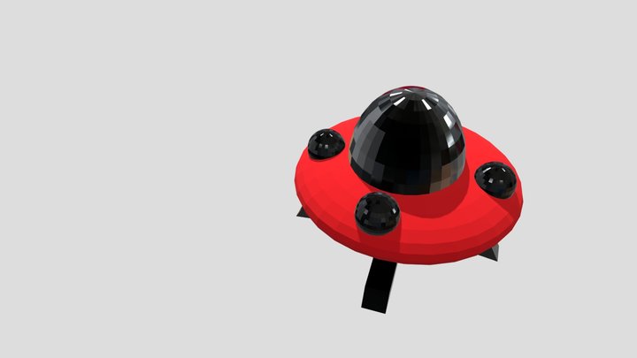 Party Ball UFO 3D Model