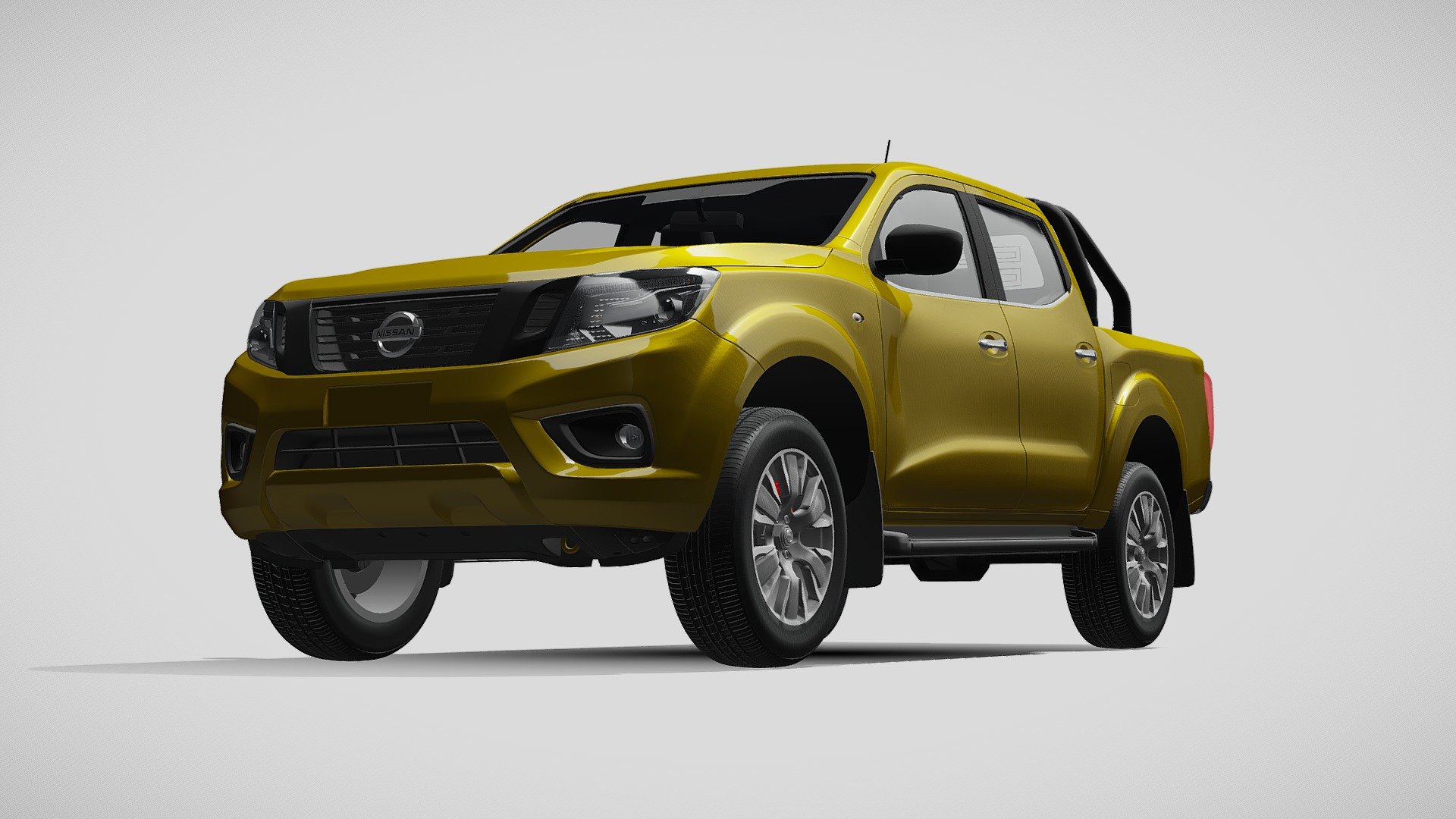 Nissan Navara Tekna DoubleCab UK-spec 2020 - Buy Royalty Free 3D Model ...