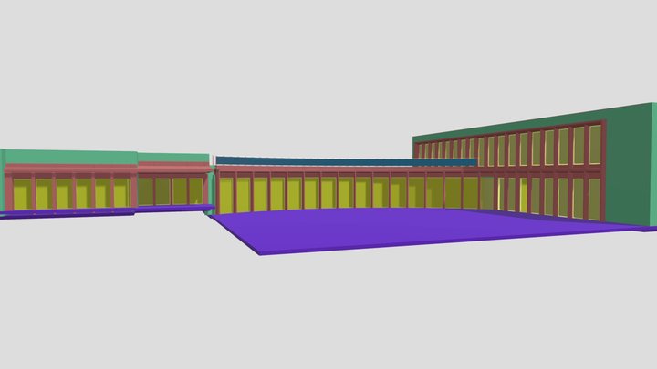 Рублево - 3D вид Архитектура 3D Model