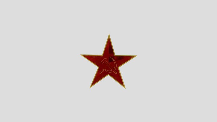 USSR STAR 3D Model