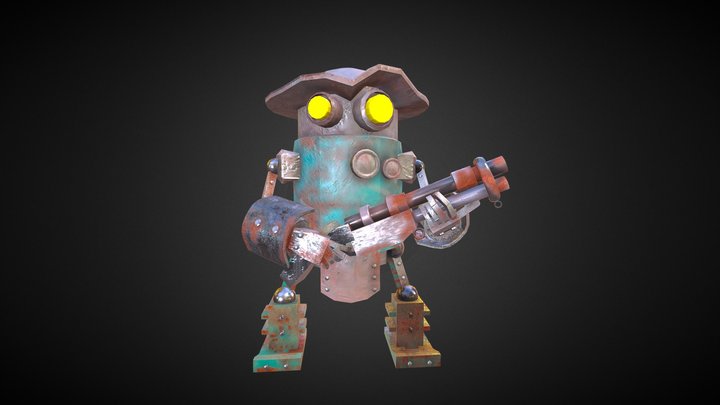 Mini robot 3D Model