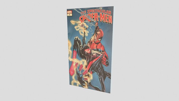 Marvel's Spider-Man Comic, Game ready asset 3D Model
