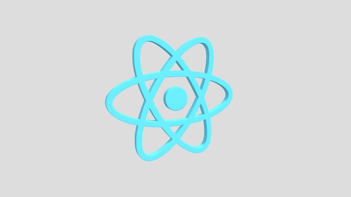 React logo 3D Model