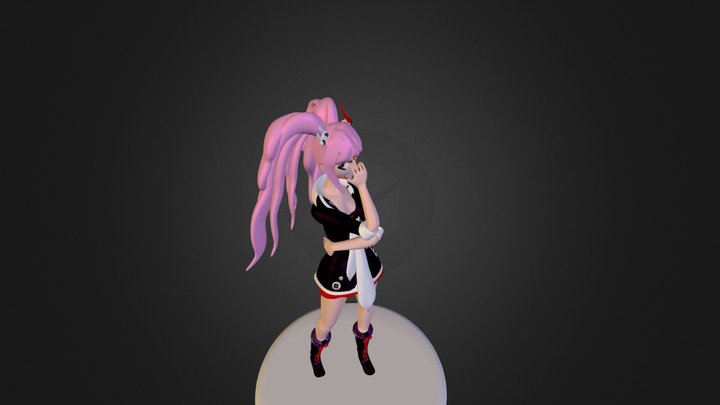Junko Enoshima 3D Model