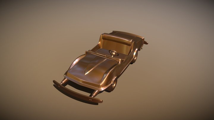 Classic Car Ride Series 1 Car 7 3D Model