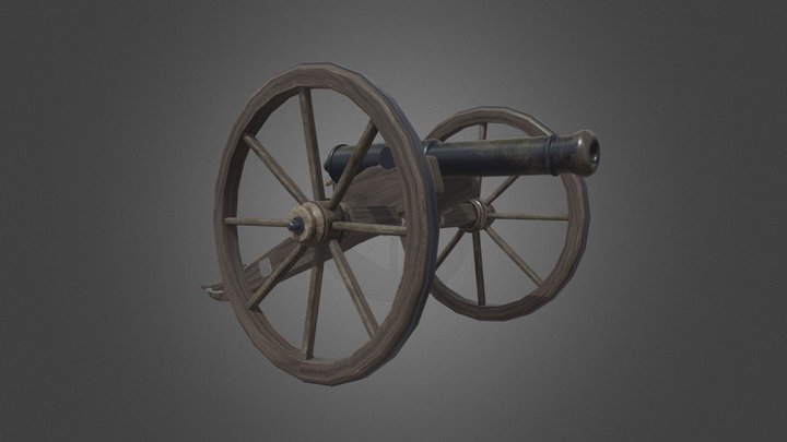 Cannon 3D Model