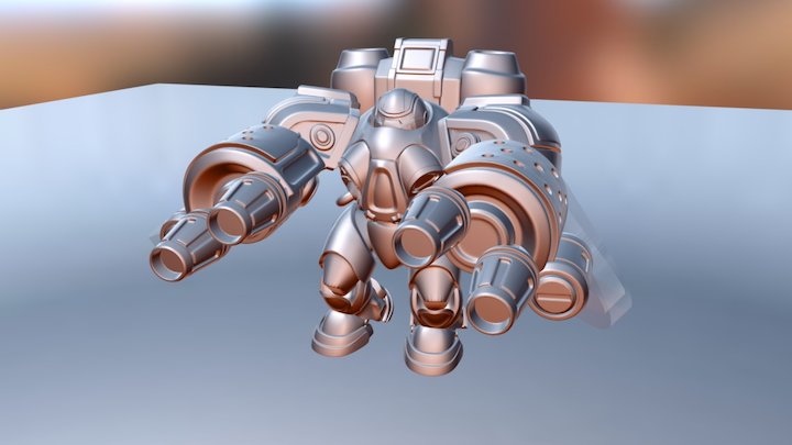Starcraft 2 - Firebat 3D Model