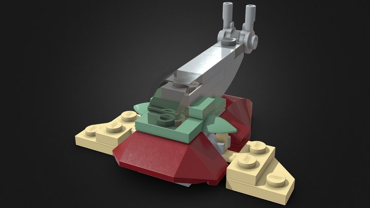 Lego Slave I 3D Model