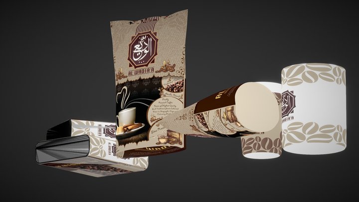 Coffee Al Wadia'a 3D Model
