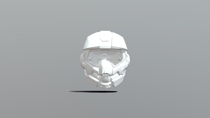 Halo 5 Aviator helmet 3D Model