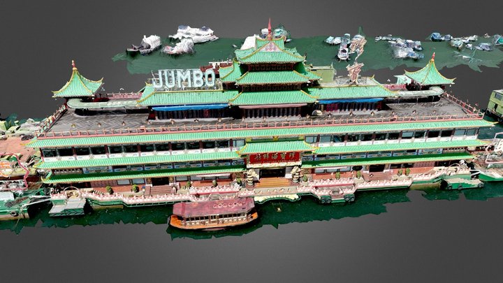 [Fallen] Jumbo Kingdom, The Chinese Restaurant 3D Model