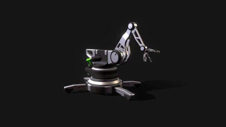 HARDSURFACE PRACTICE - GRIP MACHINE 3D Model