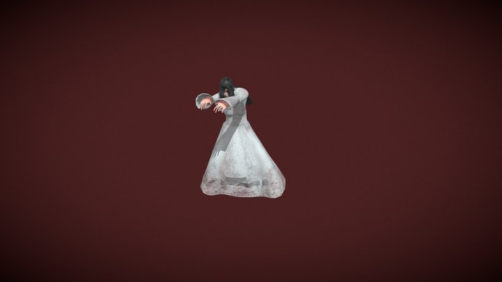 Scary Woman 3D Model