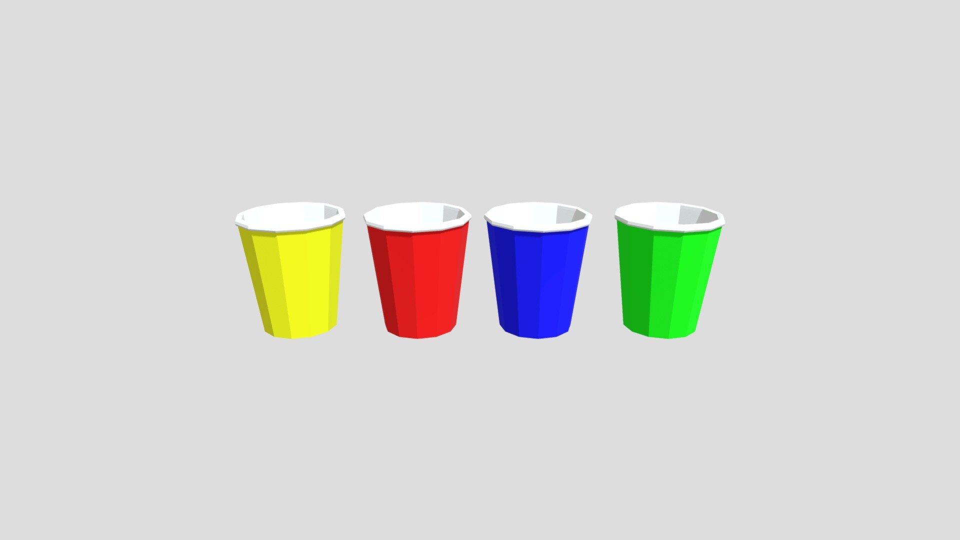 Cups from Poly by Google