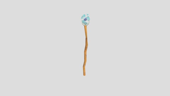 Wizard Staff 3D Model