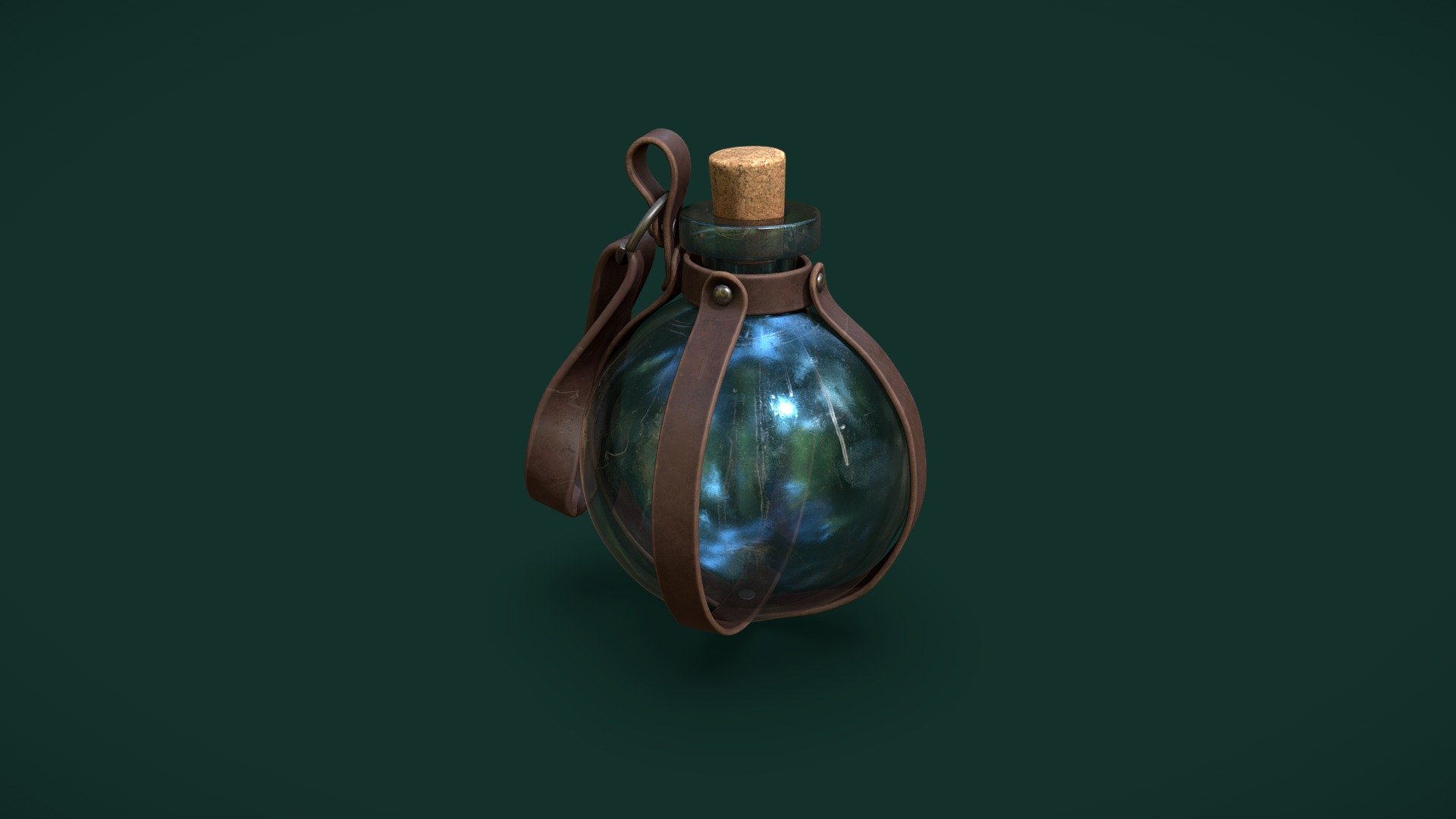 Small bottle - Download Free 3D model by shuvalov.di [761e522] - Sketchfab