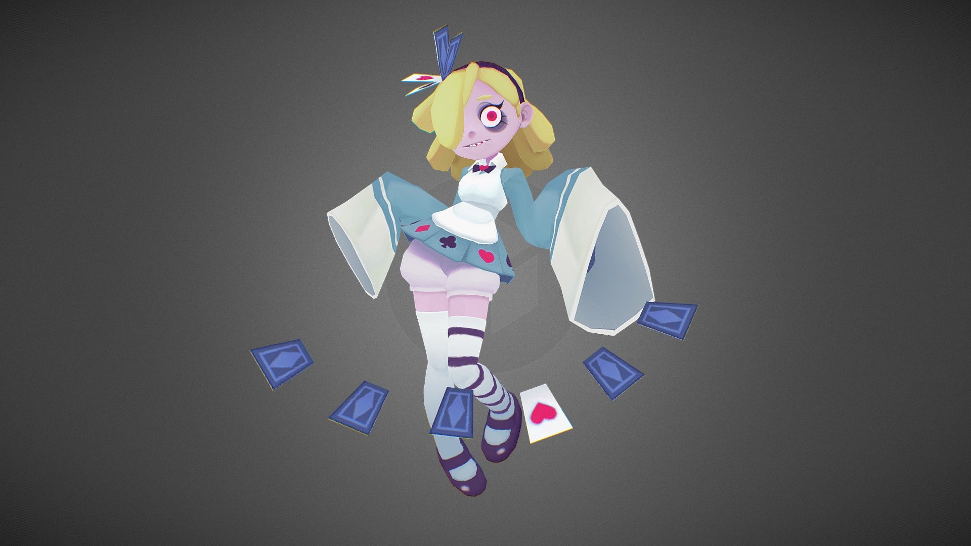 Alice - Stylized Game Ready Character - 3D model by Isilyanna [761ea23 ...