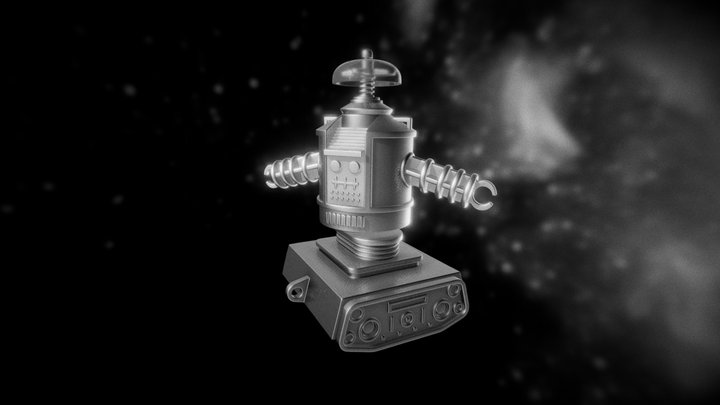 Retro B9 Toy Reproduction 3D Model