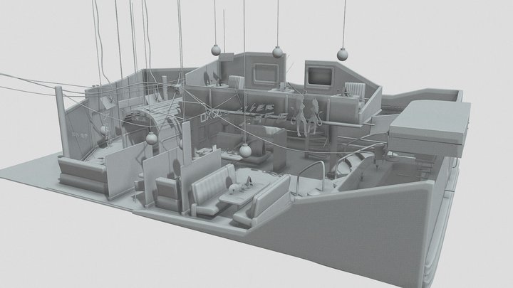 cafeteria 3D Model