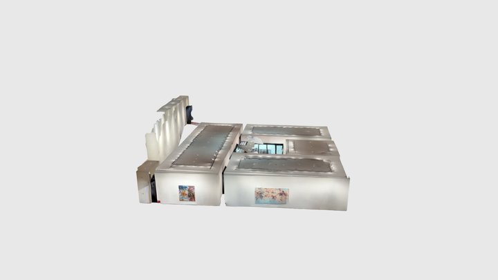 松美术馆8号展厅+中庭挑空空间 3D Model